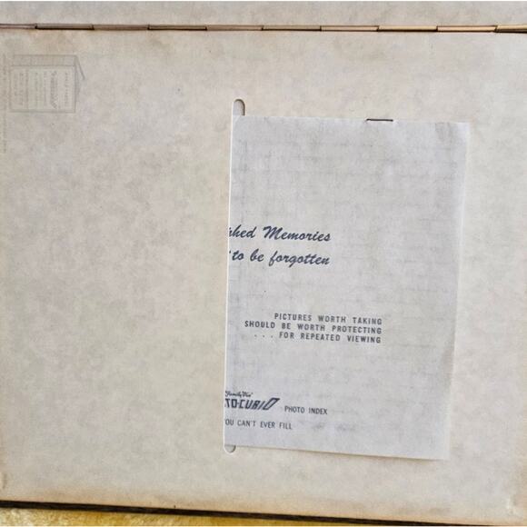 Vintage 60s' 70s Wooden Style Photo Album - Picture 4 of 12